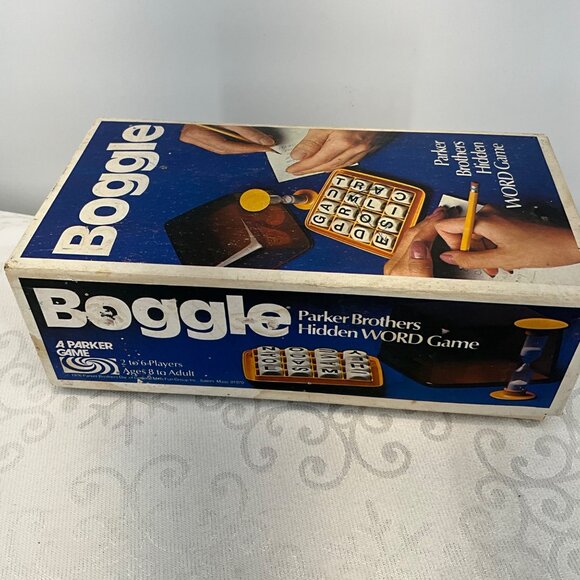Vintage Parker Brothers Boggle Hidden Word Game Classic Family Board Game - Picture 2 of 7